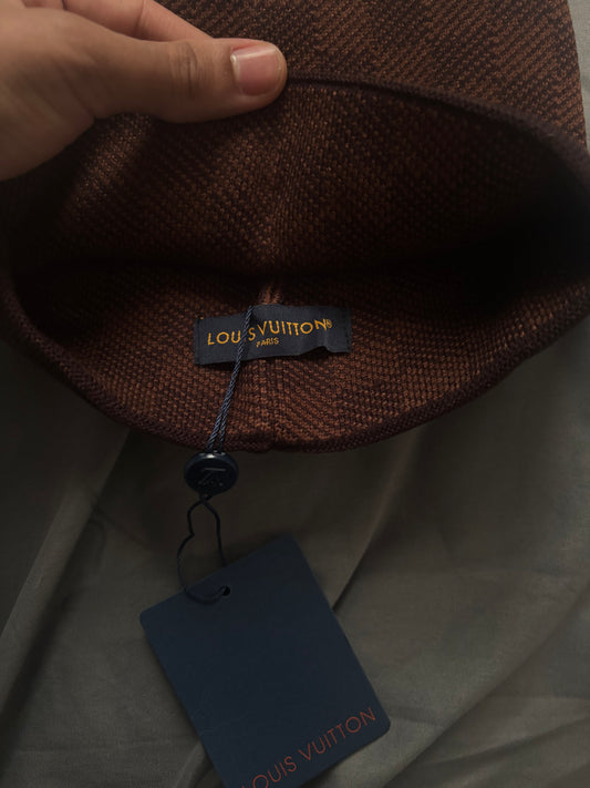 1:1 Coffee Brown Lv Beanie